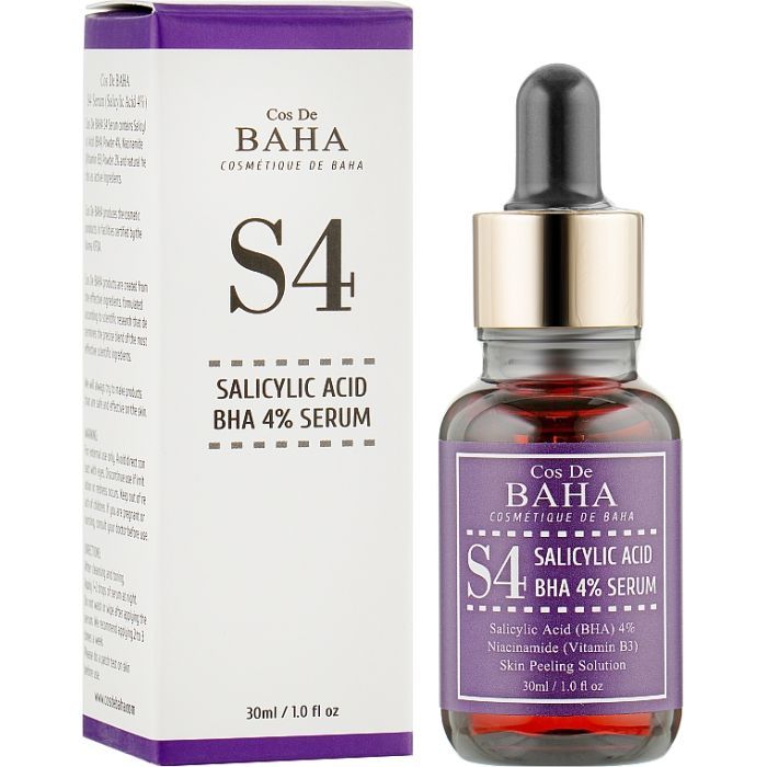 Сыворотка для лица Cos De BAHA Salicylic Acid 4% Serum 30 мл (8809240318225) изображение 2