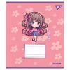 Зошит Yes Anime girls А5 18 аркушів клітинка (767990) зображення 3
