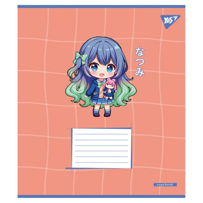 Зошит Yes Anime girls А5 18 аркушів клітинка (767990) зображення 6