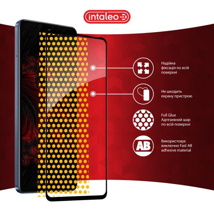 Скло захисне Intaleo Full Glue Infinix Hot 50 4G Black (1283126607318) зображення 7