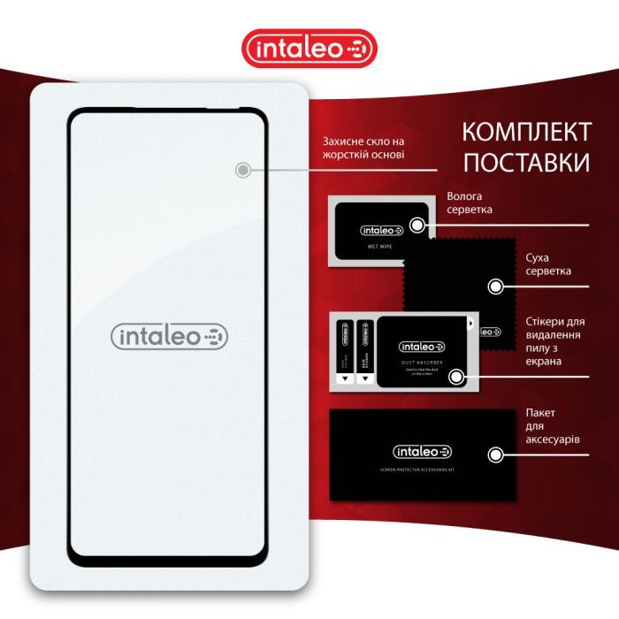 Скло захисне Intaleo Full Glue Infinix Hot 50 4G Black (1283126607318) зображення 8