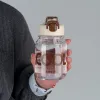 Поильник-непроливайка Kite 700 мл, біло-коричнева (K25-1217-1) изображение 5