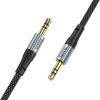 Кабель мультимедийный 3.5mm M to 3.5mm M 1.0m UPA26 AUX Black HOCO (6942007608800) изображение 2
