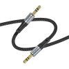 Кабель мультимедийный 3.5mm M to 3.5mm M 1.0m UPA26 AUX Black HOCO (6942007608800) изображение 4