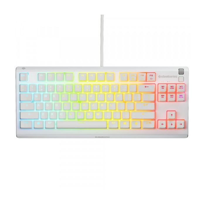 Клавіатура SteelSeries Apex 3 TKL USB UA White (64819)