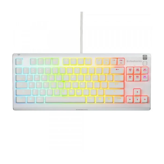 Клавіатура SteelSeries Apex 3 TKL USB UA White (64819)