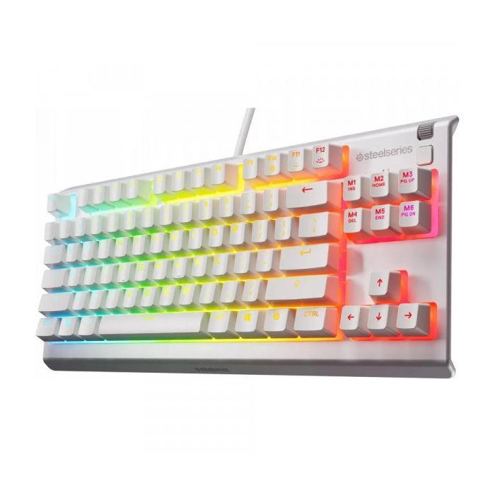 Клавіатура SteelSeries Apex 3 TKL USB UA White (64819) зображення 2