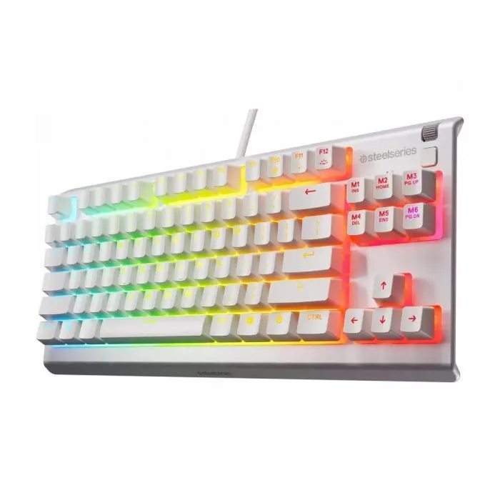 Клавіатура SteelSeries Apex 3 TKL USB UA White (64819) зображення 2