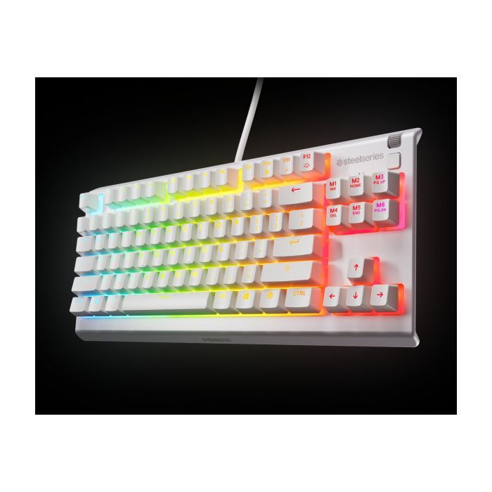 Клавіатура SteelSeries Apex 3 TKL USB UA White (64819) зображення 5