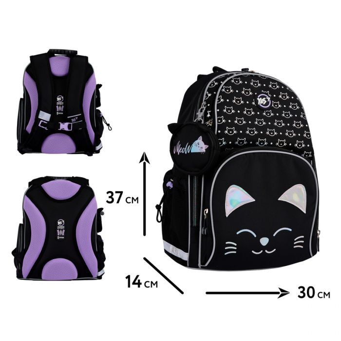 Рюкзак шкільний Yes Smiling Cats S-100 (559871) зображення 2