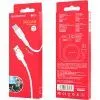 Дата кабель USB 2.0 AM to USB-C 1.0m 3A silicone BX30 white BOROFONE (6931474706935) изображение 3