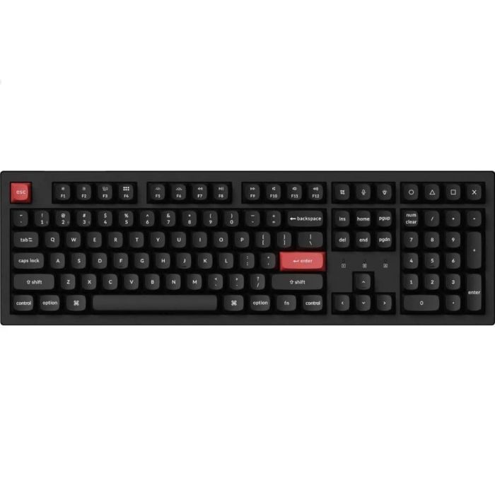Клавиатура Keychron K10 PRO K pro Red RGB Wireless/Bluetooth/USB-А UA Black (K10P-B1-UA) изображение 2