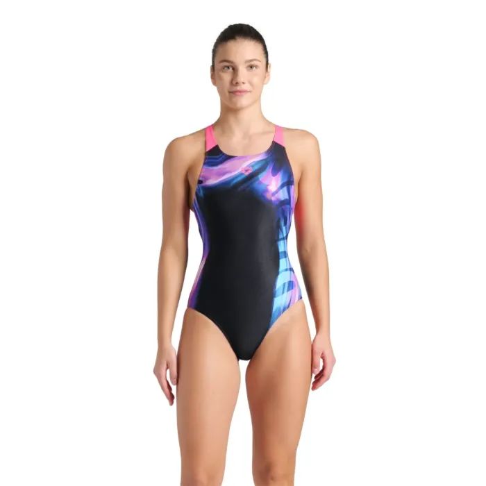 Купальник Arena Dreamhline Swimsuit V Back 008328-760 темно-синій 46 (3468337558965)