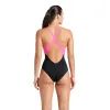 Купальник Arena Dreamhline Swimsuit V Back 008328-500 чорний, фіолетовий, бірюзовій 36 (3468337427940) зображення 2