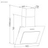 Витяжка кухонна Pyramida NRX 60 (800) B XGBL зображення 6