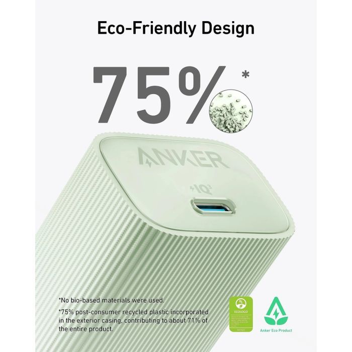 Зарядний пристрій Anker PowerPort 511 Nano IV 30W USB-C White (A2337G21) зображення 6