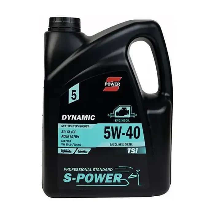 Моторное масло S-POWER DYNAMIC TSi 5W-40 5л