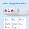 Батарея универсальная Vention 20000mAh 22.5W 3A, PD, QC/3.0, LED Display, White (FHLW0) изображение 6