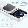 Батарея универсальная Vention 20000mAh 22.5W 3A, PD, QC/3.0, LED Display, White (FHLW0) изображение 7