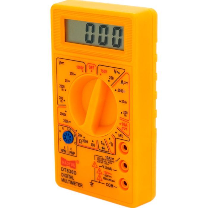 Цифровой мультиметр HAOYUE DT-830D, щупи, Box (HAOYUE DT-830D)