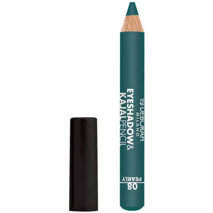 Тени для век Deborah Eyeshadow & Kajal Pencil 08 - Pearly Teal Green (8009518319736)