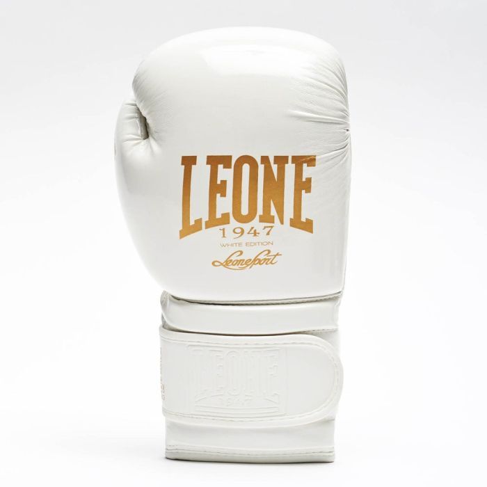Боксерські рукавички Leone GN059W White/Gold 16 унцій (GN059W_White_16oz) зображення 3