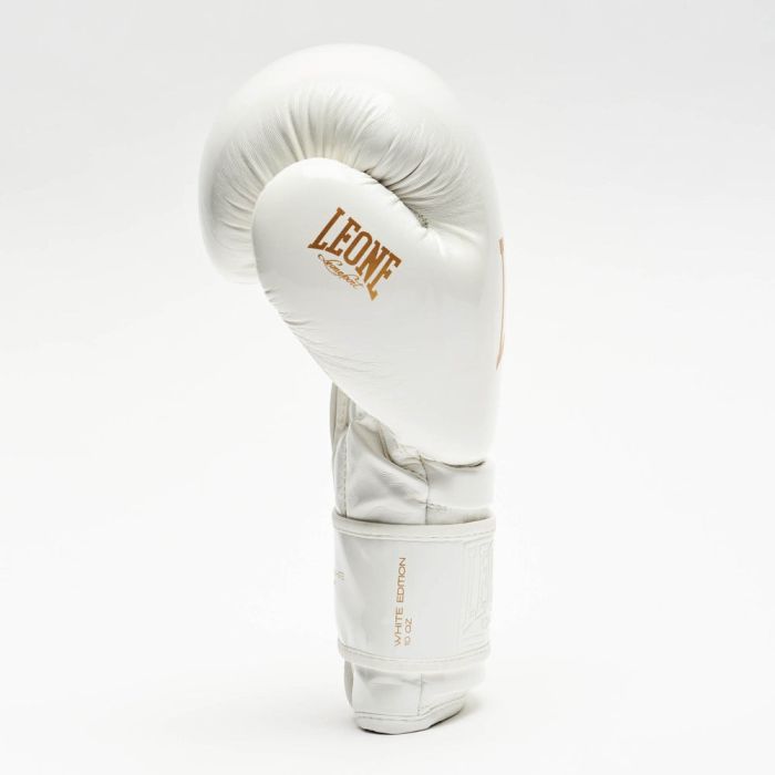 Боксерські рукавички Leone GN059W White/Gold 16 унцій (GN059W_White_16oz) зображення 5