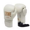 Боксерські рукавички Leone GN059W White/Gold 16 унцій (GN059W_White_16oz)