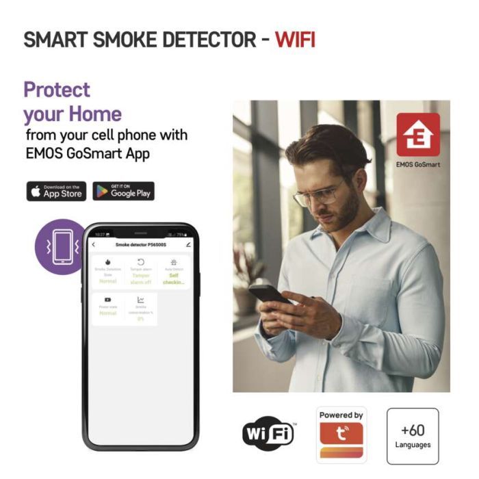 Датчик дыма EMOS P56500S ZigBee (P56500S) изображение 11