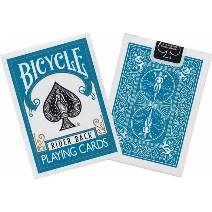 Карты игральные Bicycle Rider Back Turquoise deck (ВР_БРБТ)
