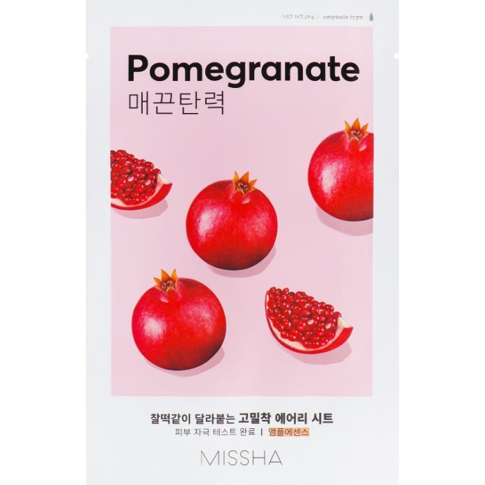 Маска для лица Missha Airy Fit Pomegranate Sheet Mask 19 г (8809747963782)