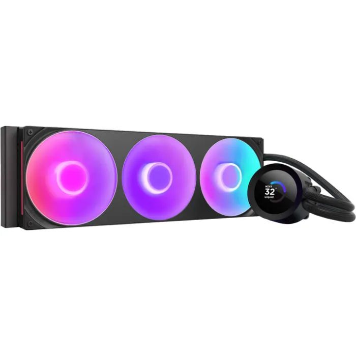 Система жидкостного охлаждения NZXT Kraken Plus RGB V2-360 mm AIO liquid cooler Bl (RL-KR360-B2)