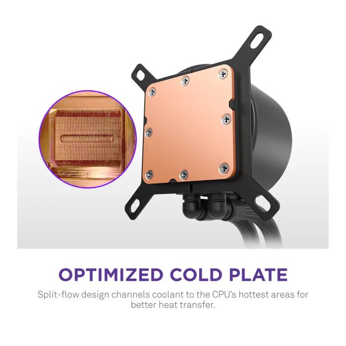 Система жидкостного охлаждения NZXT Kraken Plus RGB V2-360 mm AIO liquid cooler Bl (RL-KR360-B2) изображение 5