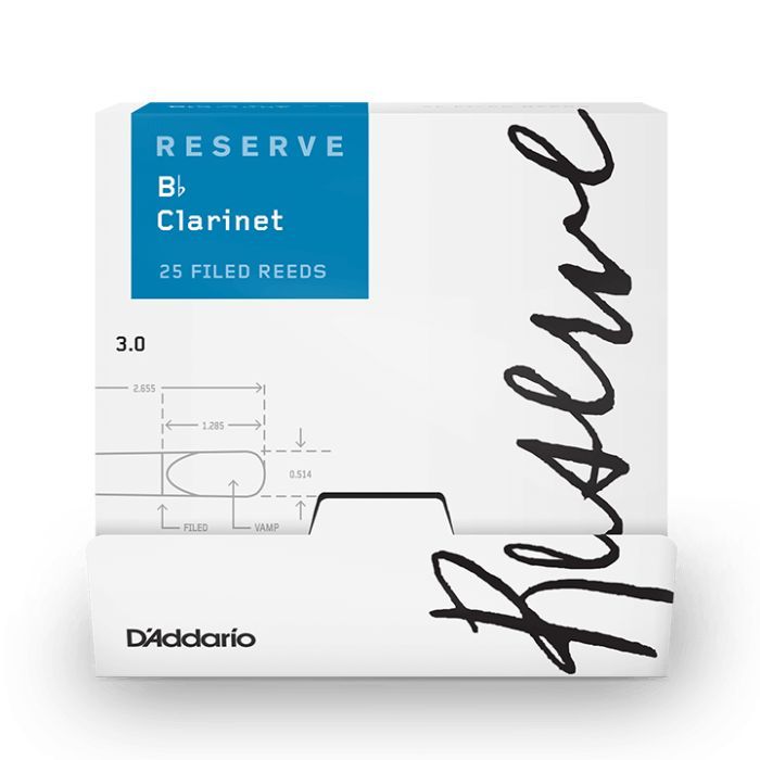 Тростина для кларнета D'Addario Rico - Bb Clarinet #3.0 - 3-Pack (RCA0330) зображення 2