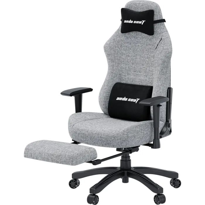 Крісло ігрове Anda Seat Fabric Luna Pro Size L Gray (AD18T-44-G-F) зображення 4
