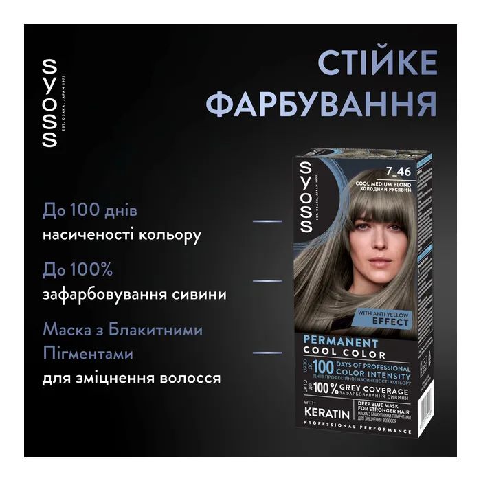 Фарба для волосся Syoss BL Permanent Coloration 3-89 - Кавова бронза (9000101732207) зображення 2