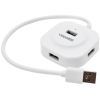 Концентратор VEGGIEG USB 3.0 to 4xUSB 0.3m white (V-U3403)