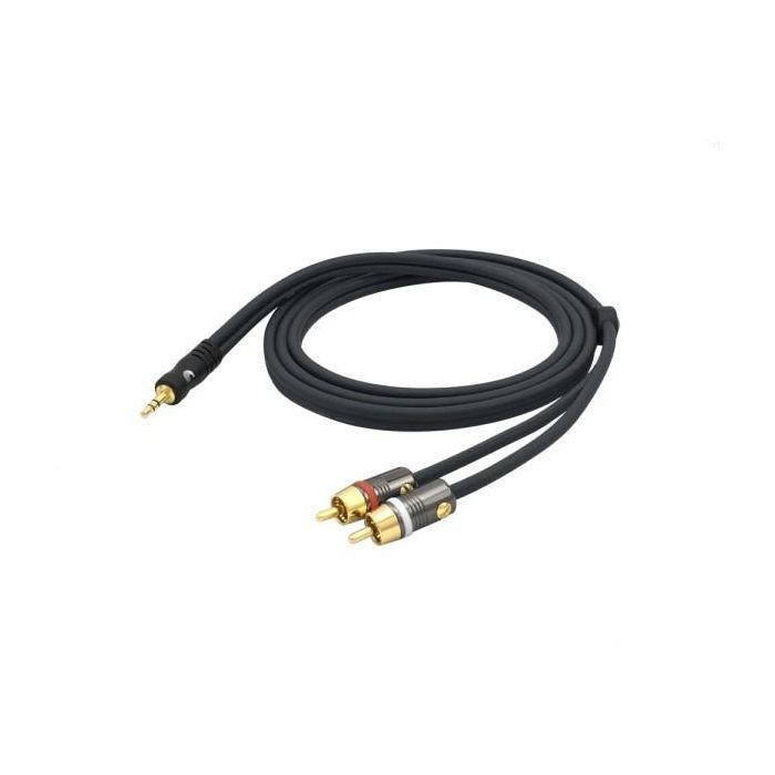 Інсертний кабель D'Addario Custom Series Dual RCA to 3.5 Stereo Mini Jack Cable (1.5m) (PW-MP-05) зображення 3