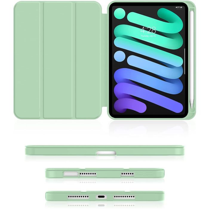 Чохол до планшета BeCover Direct Charge Pen with Apple Pencil Holder iPad Mini 7 2024 Green (712460) зображення 2