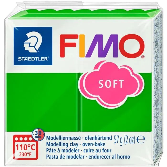 Пластика Fimo Soft, Тропічна зелена, 57г (4006608809690)