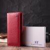 Гаманець ST Leather З натуральної шкіри Червоний (22514) зображення 10