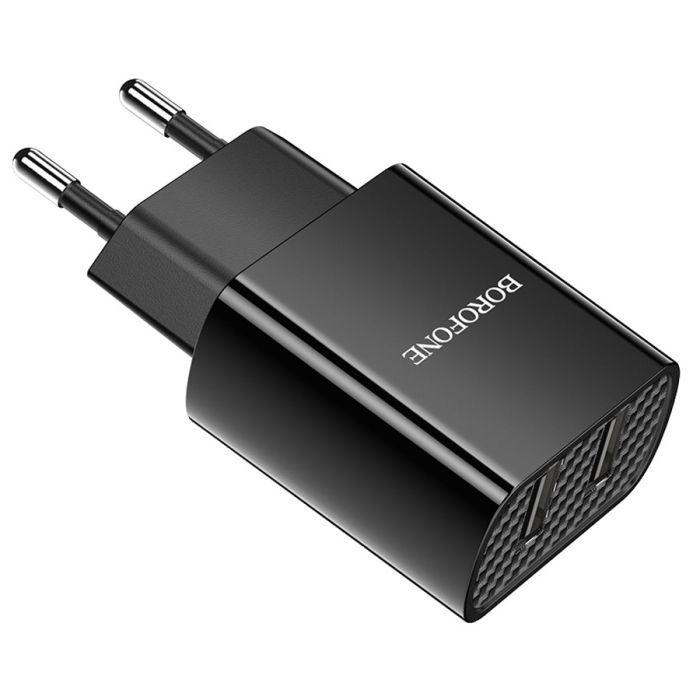 Зарядное устройство BOROFONE BA53A 2xUSB 10.5W black (6931474739131) > цены в Киеве и Украине Зарядное устройство BOROFONE BA53A 2xUSB 10.5W black (6931474739131)