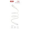 Дата кабель USB-C to Lightning 1.0m 27W XO (CB-Q71LC) зображення 3