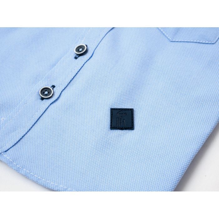 Рубашка детская Breeze с бабочкой (14570-68B-blue) изображение 4 Рубашка детская Breeze с бабочкой (14570-68B-blue) изображение 4