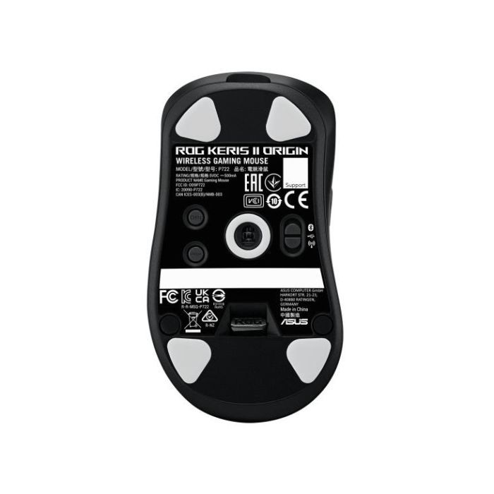 Мышка ASUS ROG Keris II Origin Wireless/Bluetooth/USB Black (90MP04A0-BMUA00) изображение 15