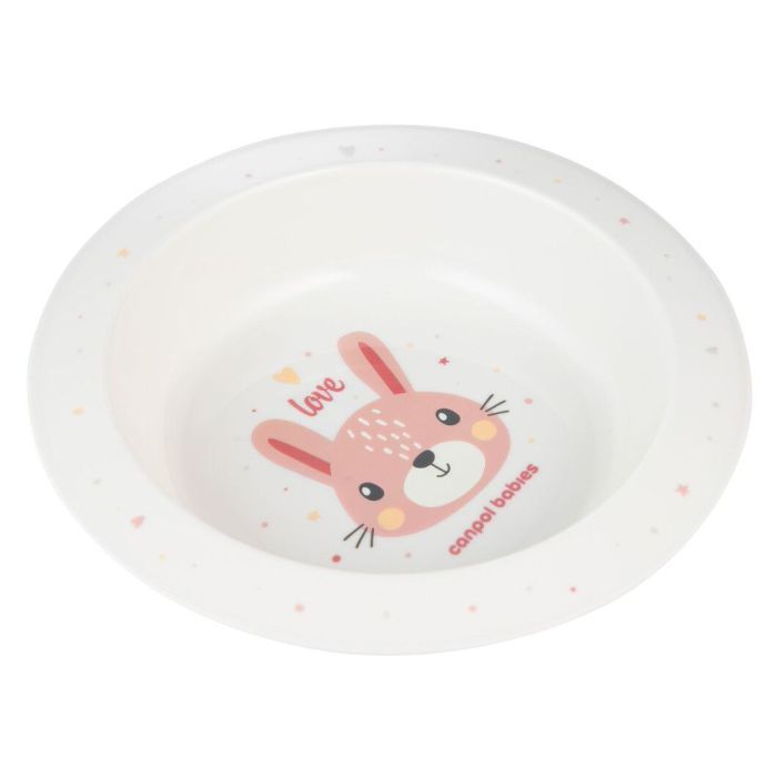 Тарелка детская Canpol babies CUTE ANIMALS мисочка пластикова, блакитна (4/412_blu2) изображение 2