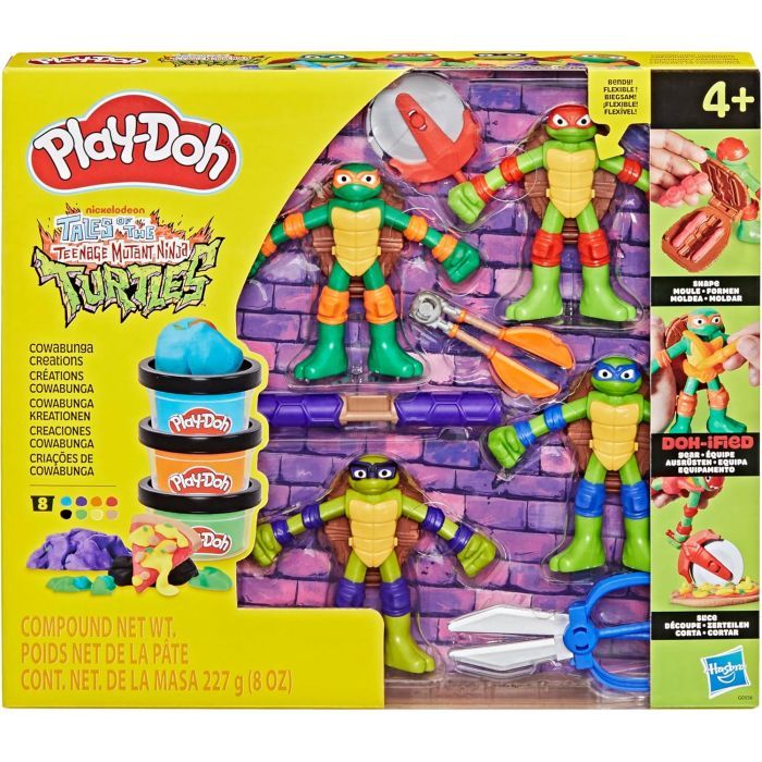 Набор для творчества Hasbro Play-Doh Черепашки-ніндзя Ковабунга (G0556)