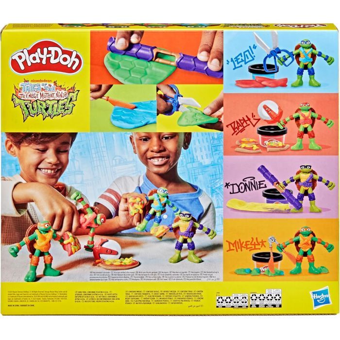 Набор для творчества Hasbro Play-Doh Черепашки-ніндзя Ковабунга (G0556) изображение 5