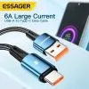 Дата кабель USB 2.0 AM to USB-C 2.0m 120W black Essager (EXC120-CGA01-P) изображение 3