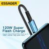 Дата кабель USB 2.0 AM to USB-C 2.0m 120W black Essager (EXC120-CGA01-P) изображение 4